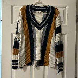 Striped Knit Sweater